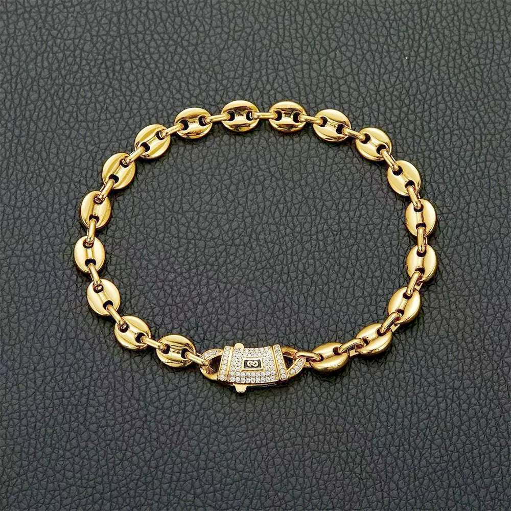Pulso Bañado en Oro de 14K – Elegancia, Lujo y Estilo de Artista