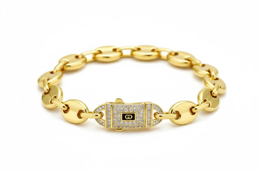 Pulso Bañado en Oro de 14K – Elegancia, Lujo y Estilo de Artista