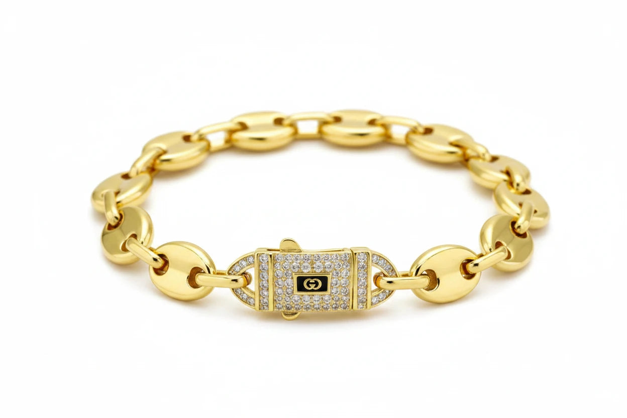 Pulso Bañado en Oro de 14K – Elegancia, Lujo y Estilo de Artista