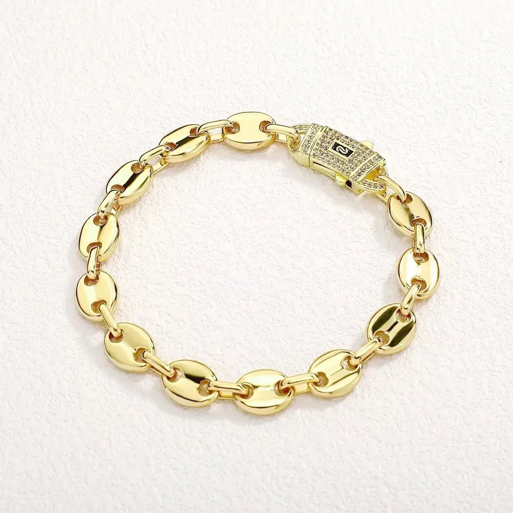 Pulso Bañado en Oro de 14K – Elegancia, Lujo y Estilo de Artista