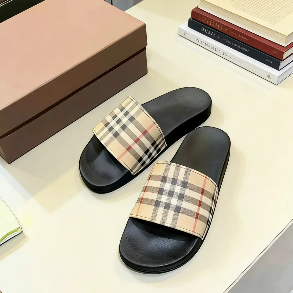 Chanclas Burberry – Comodidad, Lujo y Estilo de Artista